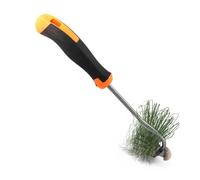 COMFOLIVING Extracteur de mauvaises herbes, outil de désherbage | Artefact de désherbage de jardin Outil de désherbage à 4 dents | Outil de désherbage manuel à long manche haute résistance, double