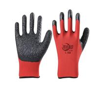 COMFOLIVING Gants de travail trempés dans du caoutchouc, gants de travail en latex pour une utilisation intensive, gants de protection de sécurité enduits de latex | 12 paires de gants antidérapants