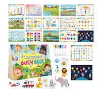 COMFOLIVING Livre occupé pour la maternelle, livre occupé pour la maternelle,Livre sur l'apprentissage préscolaire - Jouet d'apprentissage préscolaire pour les activités d'apprentissage à la