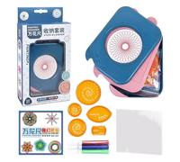 COMFOLIVING Modèle de dessin de règle de peinture en spirale Jouet | Règle de peinture sûre - Règle géométrique, design créatif pour anniversaire, Noël, Nouvel An