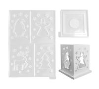 COMFOLIVING Moule de lanterne de Noël | Moule de décoration de Noël | Moule de décoration d'intérieur en silicone pour résine époxy | Moule pour décoration d'intérieur de vacances