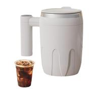 COMFOLIVING Mug mélangeur 400 ml en acier inoxydable, rechargeable par USB, tasse à café électrique pour la maison, la cuisine, les voyages, café et chocolat