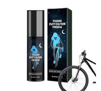 COMFOLIVING Peinture Fluorescente dans Le Noir, 100 ML, Peinture réfléchissante, visibilité, Longue durée, résistance sûre, Peinture aérosol Brillante pour vêtements, vélos, Skateboard