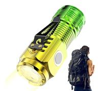 COMFOLIVING Petite lampe de poche rechargeable, étanche, portable, petite lampe torche LED haute puissance avec 5 modes d'éclairage pour la marche , les coupures de courant, le camping et la