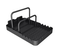 COMFOLIVING Rack organisateur de couvercle de casserole, porte-couverts de pot | Porte-couverts de cuisine en d'aluminium - Avec tapis antidérapant Porte-papier à gâteau Organisateur d'armoire