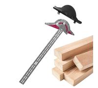COMFOLIVING Règle de bordure Travail du bois,Règle de bord de travail du bois à angle multiple,Chercheur d'angle et rapporteur pour la précision - Outil de mise en page de mesure de la règle de