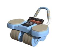 COMFOLIVING Roue abdominale à automatique, rouleau abdominal, rouleau de roue pour le ventre avec minuterie, roue de rouleau pour planche abdominale avec support pour coude pour femmes et