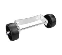 COMFOLIVING Roue mobile pour chauffage de terrasse,Jeu de roues de chauffage de terrasse - Jeu de roues Pièces de rechange pour chauffage de patio mobile - Support argenté Accessoires de patio