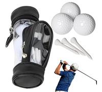 COMFOLIVING Sac de balle de golf,Sac de golf | Organisateur de tee de golf - Organisateur d'accessoires de golf léger, rangement multifonctionnel de balles de golf Accessoires de sports de plein air