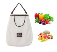 COMFOLIVING Sacs à fruits suspendus en maille, sacs à provisions suspendus | - et sacs en filet de légumes pour le mur | Sac à oignons pour le rangement dans la cuisine, sac de rangement suspendu