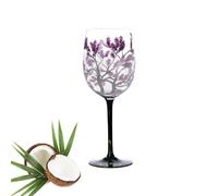 COMFOLIVING Verre à cocktail fabriqué à la main - Verres à vin peints à la main | Verres à vin d'art peints à la main - Cadeau fantaisie pas pour les anniversaires de mariage | Verrerie pour vin blanc