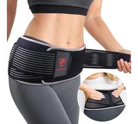 COMFORCE Sacroiliac SI Ceinture de hanche articulée avec poche de glace, double réglable et compression, soutien de hanche trochanter pour femmes et hommes, pour douleurs sciatiques, bassin, taille,