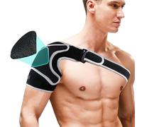 COMFORCE Sangle d'épaule avec mousse à mémoire de forme pour femmes et hommes, support d'épaule coiffe des rotateurs gauche/droite, sangle d'épaule en néoprène pour luxation, entraînement et blessures