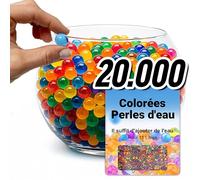 comforder - Perles d’Eau Colorées - 20 000 Billes pour Plantes & Vases - Non Toxiques & Biodégradables