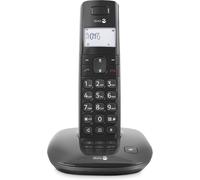 Comfort 1010 Cordless DECT Phone for Seniors Compatible with Hearing Aids (Single/Black)