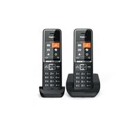 Gigaset Téléphone analogique COMFORT 550 duo Identification de l'appelant Noir