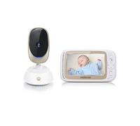 Motorola Comfort 85 Connect Babyphone Video avec Zoom, Wi-Fi, Ecran Couleur 5,0, Vision Nocturne,Talkie walkie, Temperature G