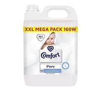 Comfort Après-shampoing Pure Sensitive Fabric Conditioner testé dermatologiquement doux près des peaux sensibles 160 lavages (4,8 l)