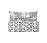 COMFORT Banquette BZ 3 places Tissu et Made in France L 142 P 101 cm BECC