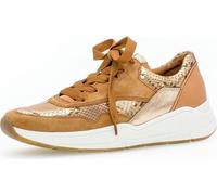 Comfort Basic Chaussures basses à lacets confortables à talon Camel/Sattel Sneaker low (taille : 6)