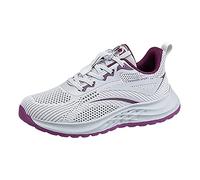 Comfort Baskets Femme à Lacets Semelle Intérieure antidérapantes Mémoire Semelle légère avec Soutien de la Voûte Antidérapant pour Sable et Gym Basketball Chaussures (Dark Gray, 37)