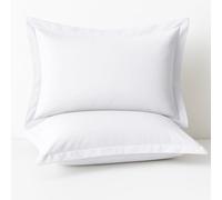 Comfort Beddings Lot de 2 taies d'oreiller Oxford standard de 50 x 75 cm, 100 % coton égyptien, satin de 600 fils, taies d'oreiller standard avec fermeture à enveloppe, qualité hôtelière