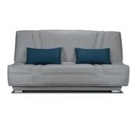 COMFORT BULTEX Banquette clicclac 3 places Tissu Coussins déco L193 Gris