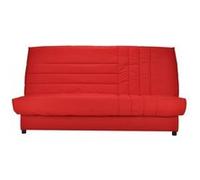 COMFORT Banquette clicclac 3 places Tissu L 192 P 95 cm BEIJA Rouge