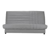 COMFORT BULTEX Banquette clicclac 3 places Tissu Made in France L 192 P 95 cm BEIJ Gris