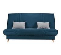 COMFORT BULTEX Clic clac 3 places Tissu Made in France L 192 P 95 H 101 MONA Ble Bleu