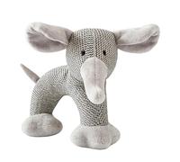 Comfort Chew Plush - Pet Toy for Heavy Chewers | Linen Material with Interactive Squeaker, Puppy Teething Support, Playtime Enrichment, Boredom Relief Aid, Gentle Gum Care, Small Breed Training