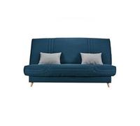 COMFORT BULTEX Clic clac 3 places Tissu Made in France L 192 P 95 H 101 MONA Ble Bleu G