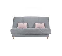 Comfort bultex clic clac 3 places - tissu gris - made in france - l 192 x p 95 x h 101 - mona Gris