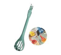 Comfort Ergonomic Handle Multifunctional 2 in 1 Eggs Beater and Food Tongs ABS Eggs Whisk Easy Cleaning for Home Cooks Home Kitchens Utensil