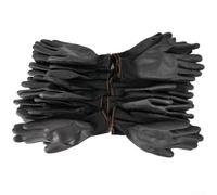 Comfort Fit Lot de 12 paires de gants de travail enduits de polyuréthane pour l'assemblage général et les projets de construction (L)