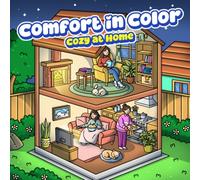 Comfort in Color: Cozy at Home - A Personality Coloring Book for Relaxation, Self-Care, and Finding Your Comfort Style