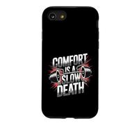 Comfort is A Slow Death Motivation Discipline Growth - Coque pour iPhone SE (2020) / 7/8