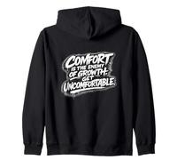 Comfort is The Enemy of Growth - Get Uncomfortable Sweat à Capuche
