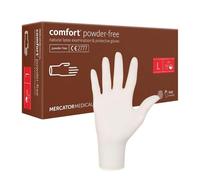 Comfort PF Lot de 100 gants d'examen en latex non poudrés Taille L