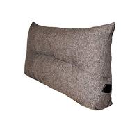 Comfort-Pur Coussin triangulaire, matelassé, multifonctionnel, coussin de canapé, coussin décoratif, coussin de dossier, dossier (beige Select 160 cm)