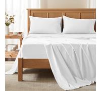 Comfort Spaces Parure de lit 4 pièces rafraîchissantes pour très Grand lit, draps Coolmax à évacuation de l'humidité, Doux et inaltérable pour Les dormeurs Chauds, Poche Profonde élastique pour