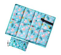 Comfort Travel Cushion - Backpacking Seat Pad for Relaxing | Large Waterproof Foldable Sponge Mat with Carry Bag, Insulated Outdoor Accessory, Portable Sitting Gear, Lightweight Pad for Fishing Beach