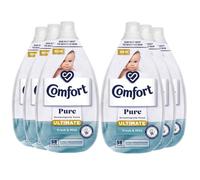 Comfort Ultra Concentrated Pure Fabric Conditioner Fresh & Mild 870ml - 58w 6 Pack