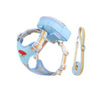 Comfort Walk - Adjustable Dog Harness Vest with Zipper Pouch | No Pull Design with Traction Rope & Breathable Padding for Small, Medium, Large Dogs During Outdoor Walks, Shopping Trips