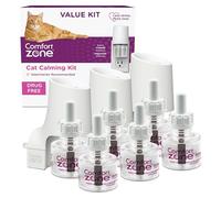 Comfort Zone Diffuseur apaisant pour Chat : 3 diffuseurs de phéromones et 6 recharges