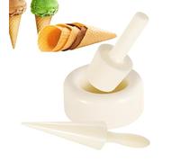 Comfortable Cone Shaper, Ice Cream Mold, 3.94x1.42 Inches Stylish Tool with Easy Grip, Dessert Maker Kit, Party Accessory with Design, Homemade Treat Supply for Tea Break and Shop
