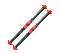 Comfortable Material: Its inner layer is made of solid steel tube and its outer layer is made of ABS. The dumbbell bar provides you with a better exercise experience. The comfortable grip can protect