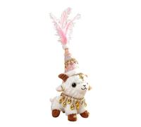Comfortable Material: This sheep stuffed animal comes with soft short-pile plush fabric that gives consistent skin-friendly gentle touch, the adorable lamb stuffed animal acts as a sweet relaxation pl