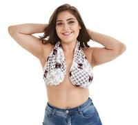 Comfortable Tata Towel Bras for Women, Soft Sport Towel Bra Bath Hanging Neck Tube Top, Absorb Water Sweat-Absorb Towel Bras (15,Grand)