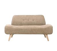 Comfortable Upholstered Loveseat, 2-Seater Compact Sofa Space-Saving Couch Modern for Living Room/Bedroom(1,135x71x72cm)